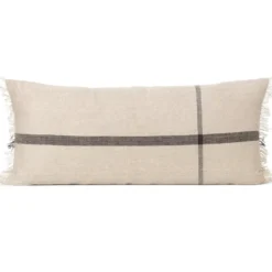 Calm kudde camel-black, 38x88 cm