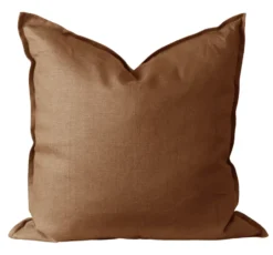 Calm kuddfodral linne 50x50 cm, Almond Brown
