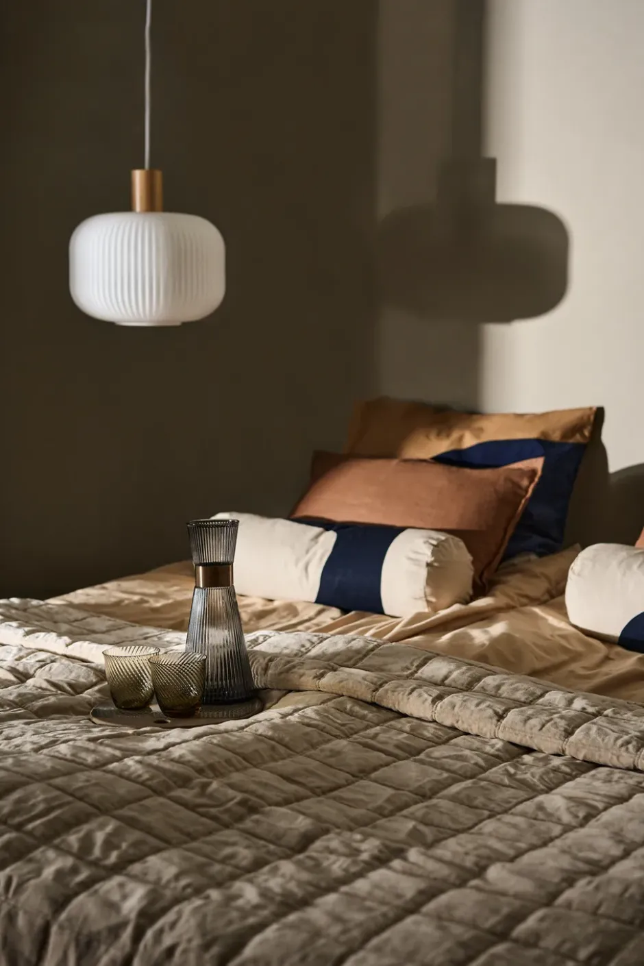 Calm kuddfodral linne 40x60 cm, Almond Brown