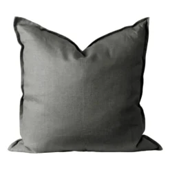 Calm kuddfodral linne 50x50 cm, Charcoal