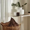 Calm kuddfodral linne 50x50 cm, Chocolate Brown