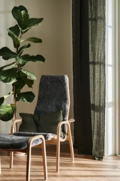 Calm kuddfodral linne 40x60 cm, Forest Green