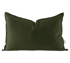 Calm kuddfodral linne 40x60 cm, Forest Green