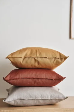 Calm kuddfodral linne 50x50 cm, Rust
