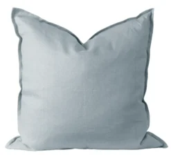 Calm kuddfodral linne 50x50 cm, Sky Blue