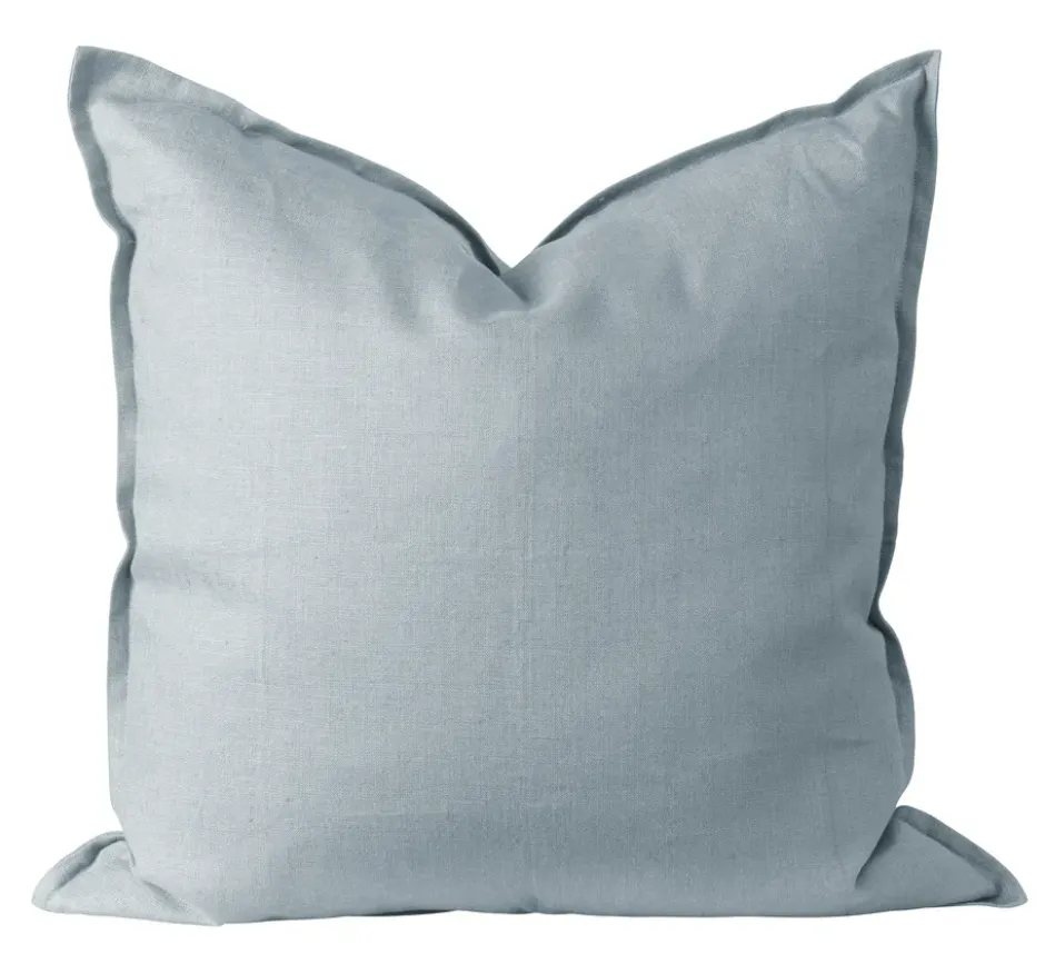 Calm kuddfodral linne 50x50 cm, Sky Blue