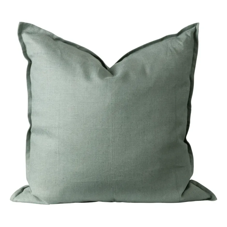 Calm kuddfodral linne 50x50 cm, Smokey Blue