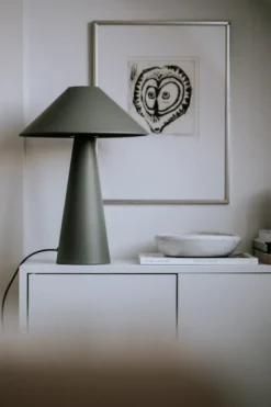 Cannes bordslampa, Grön