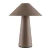 Cannes portabel bordslampa, Brun