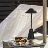 Cannes 32 portabel bordslampa, Svart