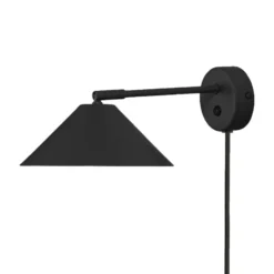 Cannes 20 vägglampa, Svart