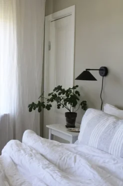 Cannes 20 vägglampa, Svart