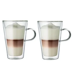 Canteen dubbelväggigt glas med handtag 2-pack, 40 cl