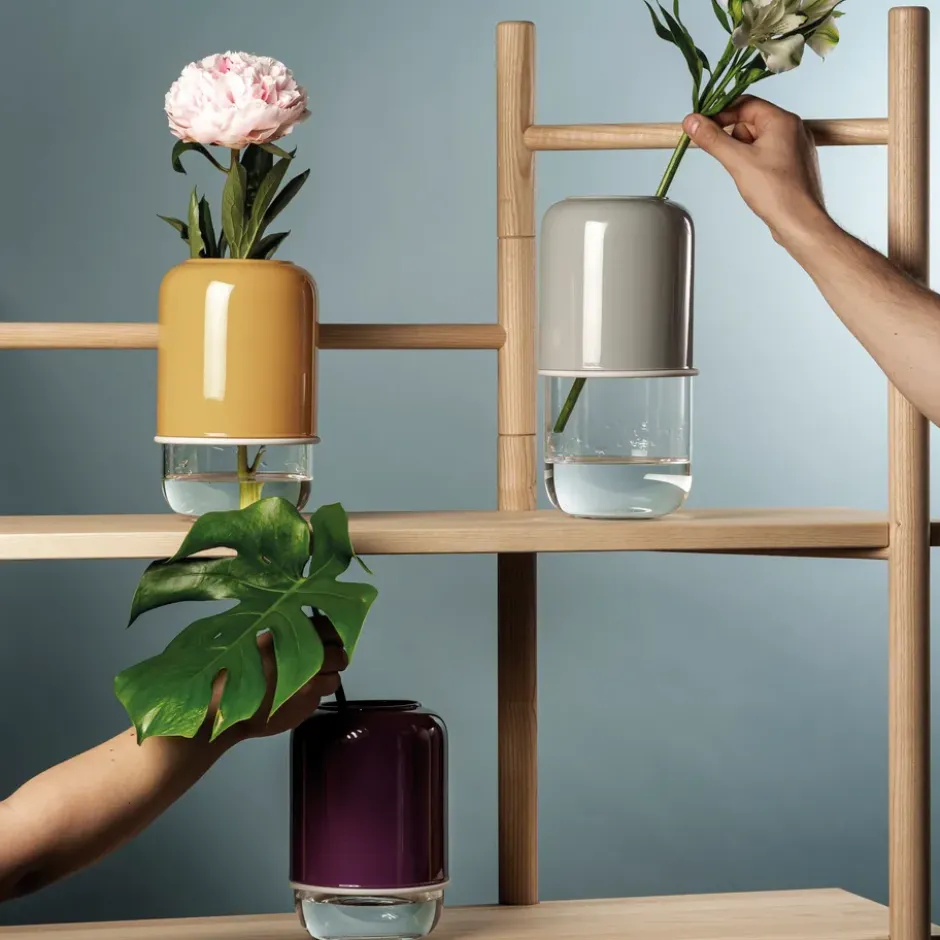 Capsule justerbar vas 18-28 cm, Gul-klar
