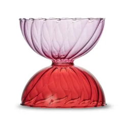 Carameli skål 16 cm, Rosa-röd