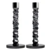 Carat ljusstake 2-pack antracit, 24,2 cm