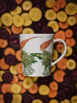 Carrot mugg, 28 cl, med handtag