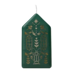 Casa blockljus, Dark Green-Gold