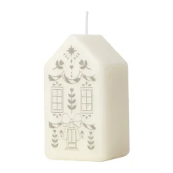Casa blockljus, White-Silver