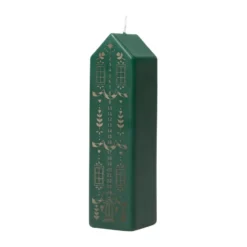 Casa kalenderljus, Dark Green-Gold