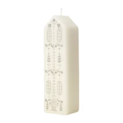 Casa kalenderljus, White-Silver