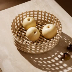 Ceramic flätad skål, Cashmere