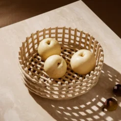 Ceramic flätad skål, Cashmere