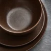 Ceramic Workshop skål Ø15 cm, Chestnut-matte brown