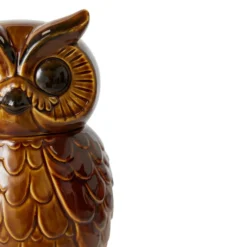Ceramisk owl förvaringsburk, Roasted