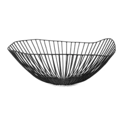 Cesira fruktskål 39 cm, Svart