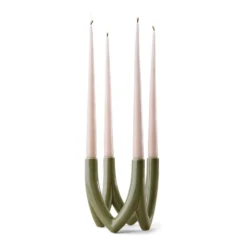 Chandelier ljusstake no. 56, Olive green
