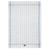 Checked kökshandduk 50x70 cm, Vit-blå