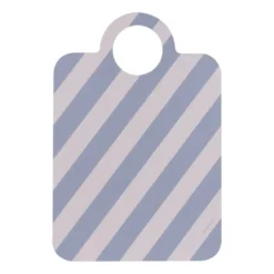 Checks & Stripes bricka 21x31 cm, Mint-blå