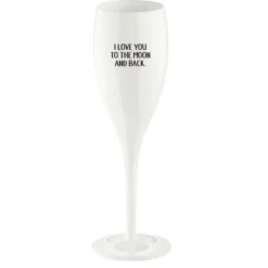 Cheers champagneglas 10 cl 6-pack, Love you to the moon
