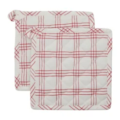 Chef grytlappar 2-pack, Röd