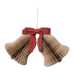 Chime bjällra julupphäng, Natural Brown-Red