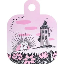 Chop & Serve Friendship bricka 25x32 cm, Svart-rosa