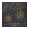 Christmas star dekorationshänge, Guld