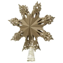 Christmas star toppstjärna, Natural brown