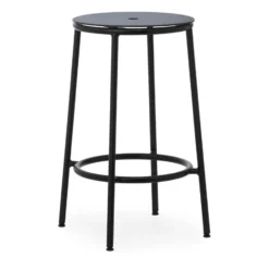 Circa barstol 65 cm, Svart aluminium
