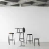 Circa barstol 65 cm, Svart ek