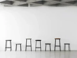 Circa barstol 65 cm, Svart ek