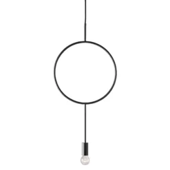 Circle taklampa, svart