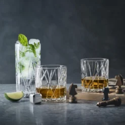 City Double Old Fashioned glas 4-pack, 34 cl