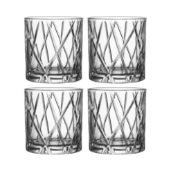 City Double Old Fashioned glas 4-pack, 34 cl