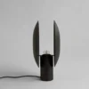 Clam bordslampa 43,5 cm, Burned black
