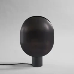 Clam bordslampa 43,5 cm, Burned black