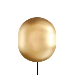 Clam vägglampa 26 cm, Mässing