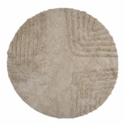 Clarie matta Ø180 cm, Brun