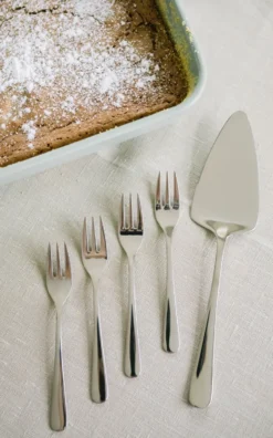 Classic dessertgafflar 6-pack, Silver